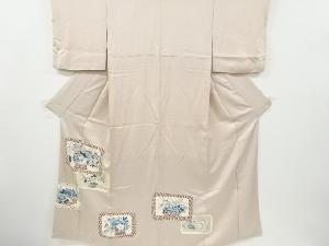 リサイクル　花籠模様刺繍一つ紋色留袖